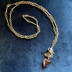 Virgins, Saints and Angels sacred heart necklace